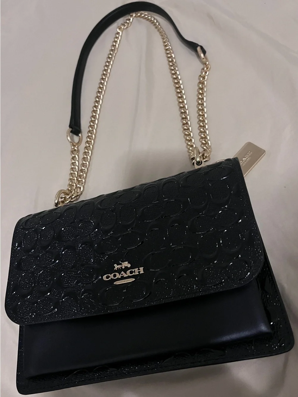 Coach Black Signature crossbody